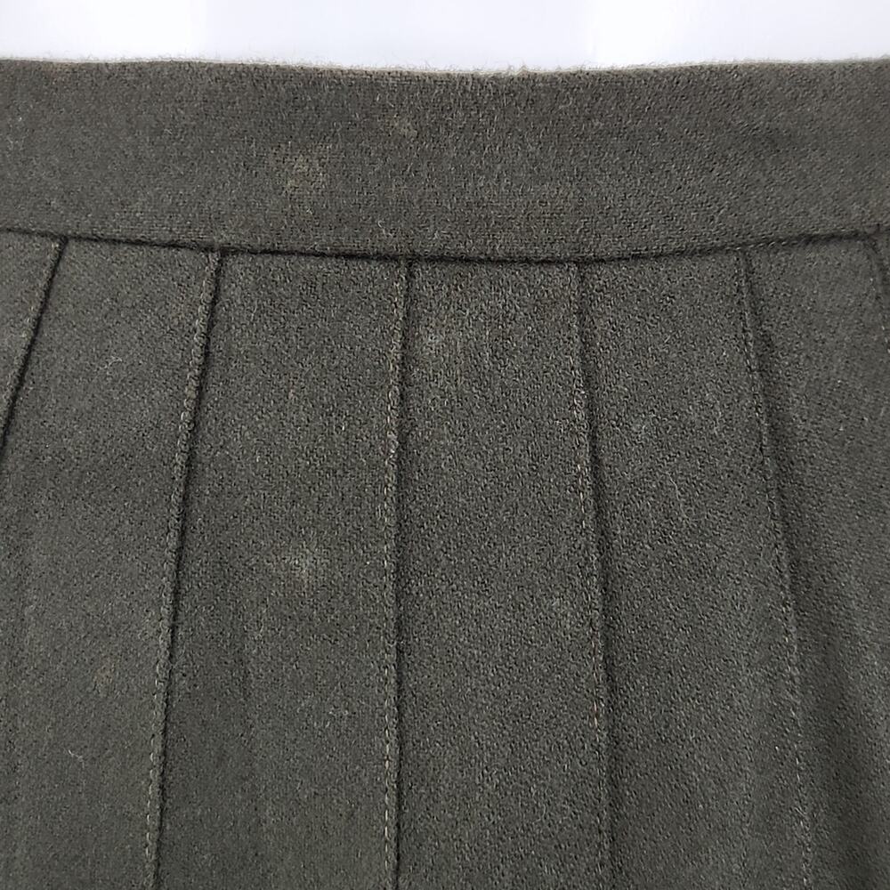 Vintage Wool Pleated Skirt Size Small - Picture 6 of 8